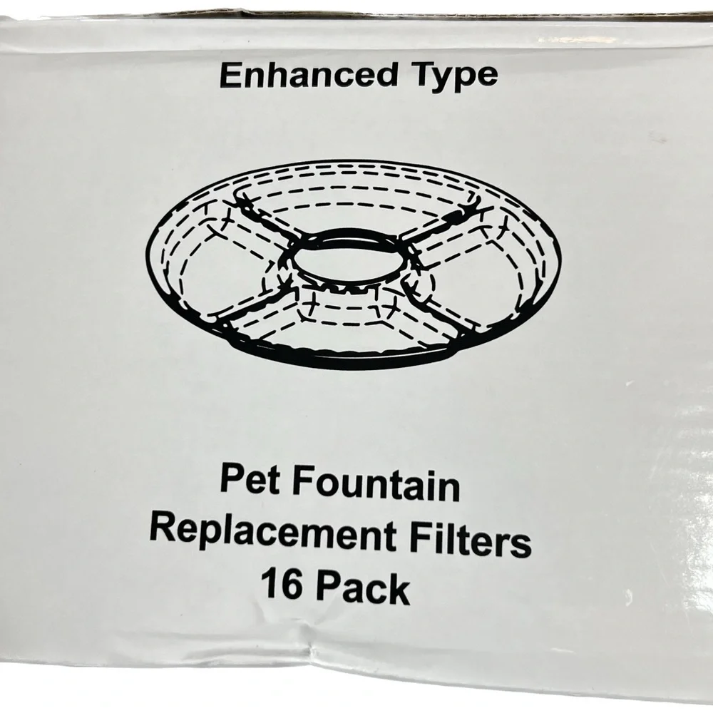 16pcs Cat Water Fountain Filters Replacement for Pet Cat Dog Water Fountain USA*